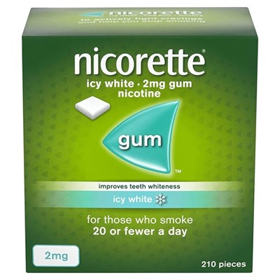Nicorette Icy White 2mg Gum 