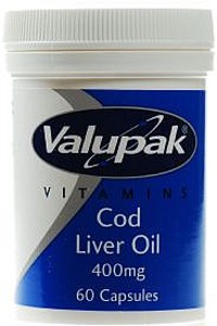 Valupak Cod liver Oil 400mg