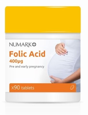 Numark Folic Acid 400mcg 90 Tablets