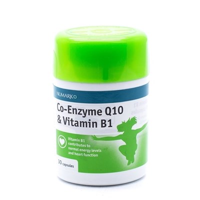 Numark Co-Enzyme Q10 &amp; Vitamin B1 30&#39;s