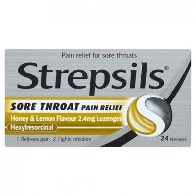 Strepsils Sore Throat Pain Relief 