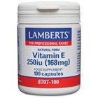 Lamberts Natural Vitamin E 400iu Capsules (8707)