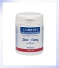 Lamberts Zinc 15mg (as Citrate) Tablets (8282)